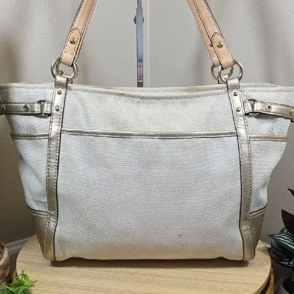 Coach Julia Op Art “C” Shoulder Bag and Wallet - Picture 6 of 16